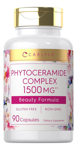 Fitoceramida 1500 Mg Con 90 Capsulas Carlyle Hecho En Usa Sabor S/n