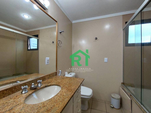 Imagem 21 de 24 de Apartamento Na Praia, Vista Para O Mar, 3 Dormitórios, Sendo 1 Suíte, 3 Sacadas, 2 Vagas De Garagem, Lazer Completo, Pitangueiras - Guarujá/sp - Fl0067