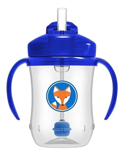 Vaso Entrenador Pitillo Dr. Brown's 9 Onz Azul