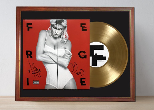 Fergie Double Dutchess Tapa Firmada Lp Disco Oro En Cuadro