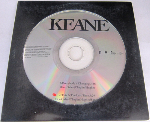 Keane - Everybody's Changing/ This Is The Last Single Promo (Usado)