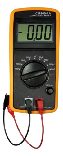 Medidor Digital Capacimetro Capacidad Profesion 20mf Guiller Color Amarillo