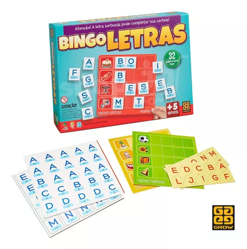 Jogo Educativo Binguinho de Letras Pais e Filhos