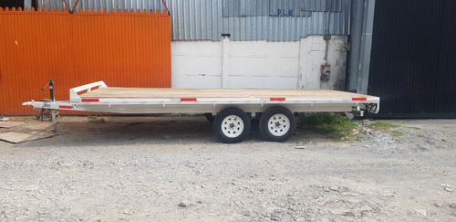 Remolque Traila Plataforma Cama Alta Tarimas Camion Slp
