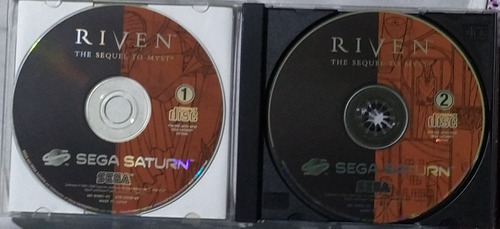 Riven The Sequency To Myst - Sega Saturn - Jogo Americano