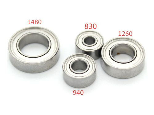 Rodamientos 4 Unids 1 Kit Micromotor 830-940-1260-1480