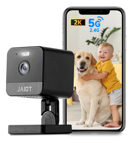 Jaiot Cámara 5g Wifi 2k Para Mascotas Seguridad Hogar