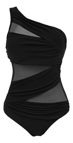 Traje De Baño Ajustado De Un Hombro For Mujer Trajes