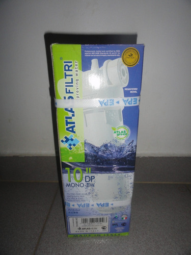 Filtro Para Agua Marca Atlas Filtri 10 Pulgadas