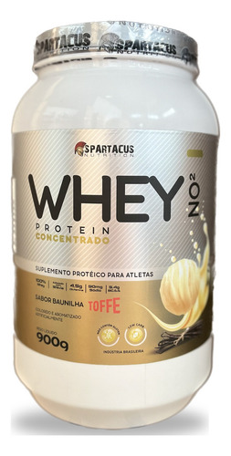 Whey Protein Concentrado No2 Gourmet (900g) Sabor Baunilha Toffe