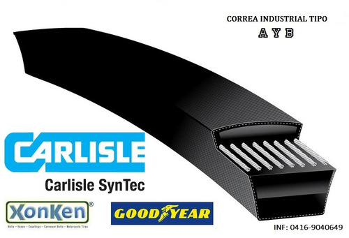 Correa Induatrial Tipo B-124 Marca Pirelli Made In Usa