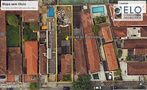 Imagem 1 de 8 de Terreno À Venda, 469 M² Por R$ 1.300.000,00 - Vila Belmiro - Santos/sp - Te0066