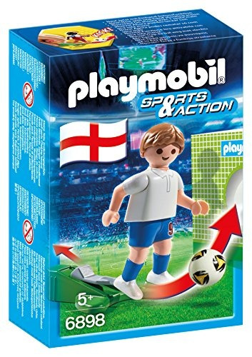 Playmobil Deportes Y Acción - Jugador De Fútbol Inglaterra.