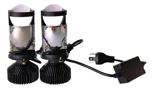 Kit Turbo Foco Led Lupa H4 8000 Lúmenes