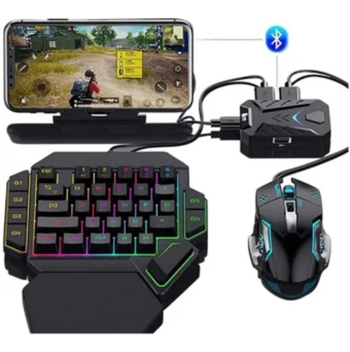 Kit Convertidor Control Teclado Y Mouse Para Juegos Android