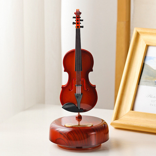 Caja De Música Para Violín F, Caja De Música Para Niños Y Ni