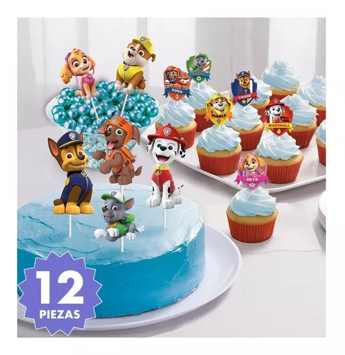 12 Toppers Pastel Cupcake Paw Patrol Artículo Fiesta Paw0h1 | MercadoLibre