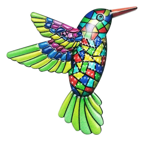 New Adorno De Colibrí De Hierro Forjado, Decoración De