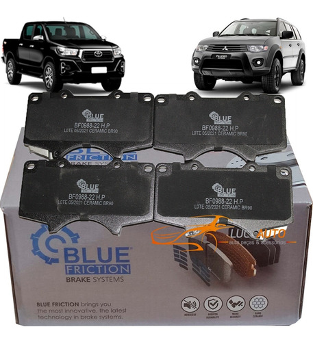 Pastilha Freio Dianteira Hilux 3.0 2009 2010 2011 2012 2013