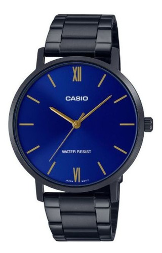 Reloj Casio Caballero Azul Mtp-vt01b-2budf