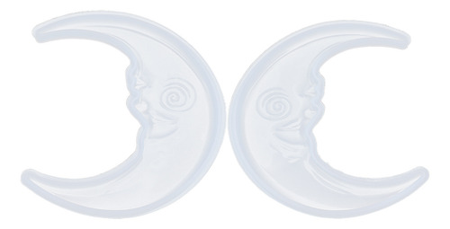 Moldes De Silicona Para Fundición De Resina, 2 Piezas, Con F