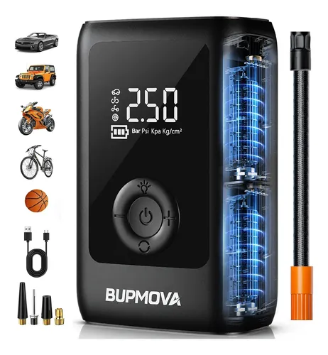 Bomba De Aire Inalámbrica Para Inflar Llantas De Auto Y Moto