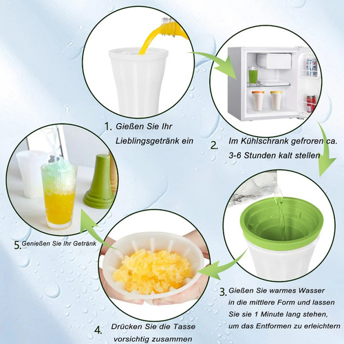 Vaso Para Frosting Frappe Helado Congelar Bebida Heladera