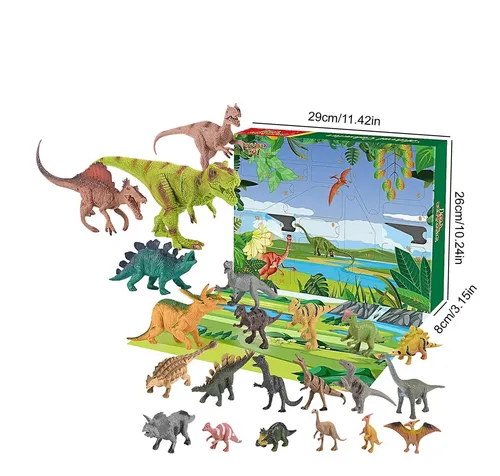 Calendario De Adviento Navideño Con 24 Figuras 3D De Animales Articulados – Juguete De Sorpresa Para Niños Y Adultos, Cuenta Regresiva