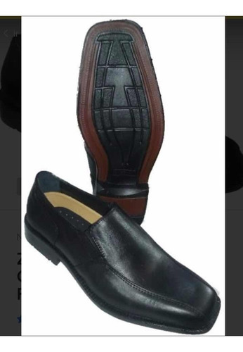 Imagen 5 de 6 de Zapatos En Punta Cuero Eco