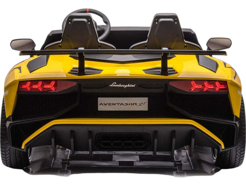 Auto A Batería Lamborghini Aventador 24v Color Amarillo