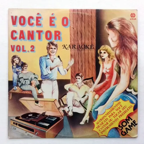 Lp Vinil - Você É O Cantor - Karaoke - Som Game