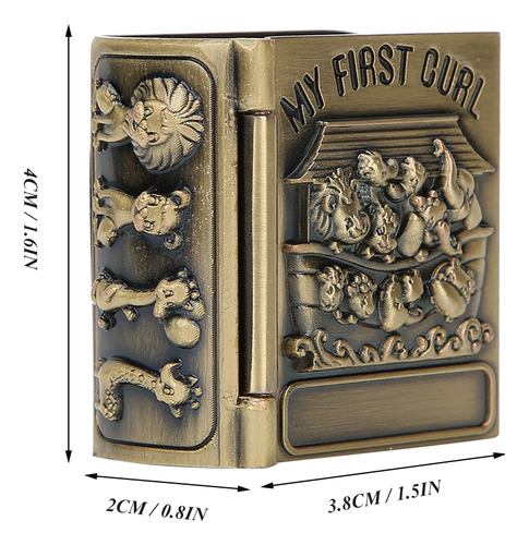 Estuche De Almacenamiento Con Forma De Libro, 2 Piezas, Cole