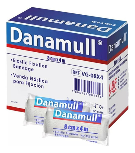 Venda De Gasa Elástica Fijación Elastomull 8cmx4m 1 Unid.