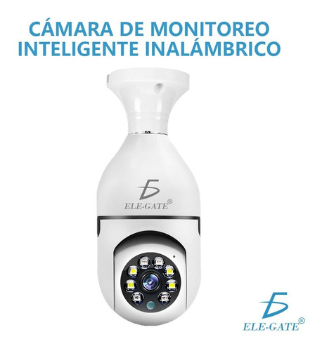 Cámara De Seguridad Socket 720p Wifi 360º Vision Nocturna