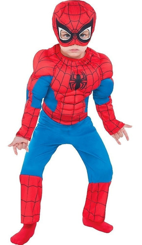 Disfraz Spiderman Bebé Hombre Araña 2 Años Entrega Inmedia