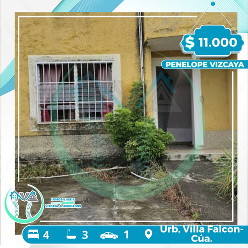 Th En Venta Ubicado En La Urbanización Villa Falcon Cúa 