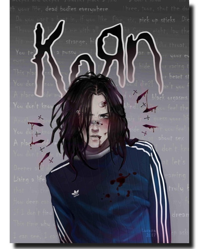 Posters Korn The Nothing Nu Metal Rock 50x70cm