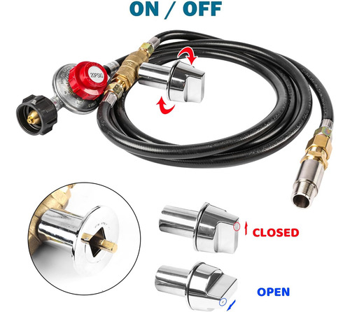 Uniflasy Kit De Instalación Para Fogata Para Conexión De Pro