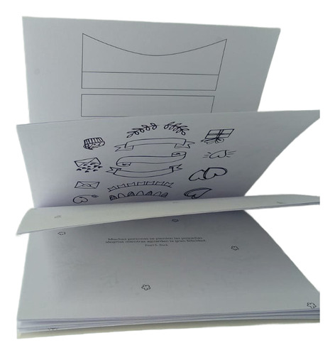 Cuaderno Lettering Frases Para Colorear Energia Animales
