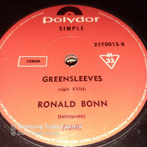 Simple Ronald Bonn Polydor Xxx C20