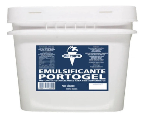 Porto Gel Emulsificante P/ Bolo Sorvete Picolé Du Porto 3 Kg