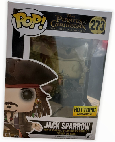 Funko Jack Sparrow (hot Topic Exclusivo) Pop! #273