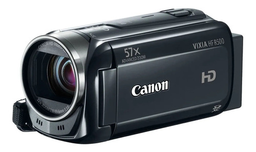 Videocámara Canon Vixia HF R500 Full HD NTSC negra