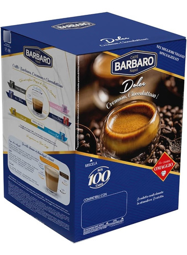 Caffe' Barbaro 100 Monodosis De Papel De Filtro 44 Mm Descaf