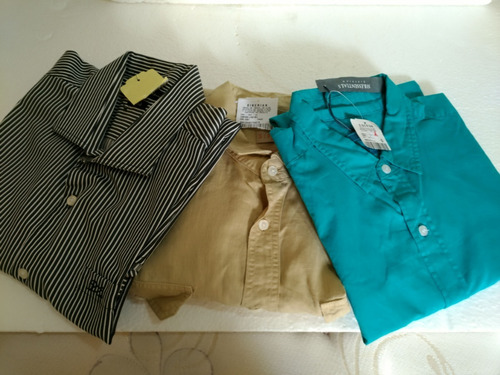  Kit 3  Camisas Siberian E Tng Originais Tam.g Slim  Novas