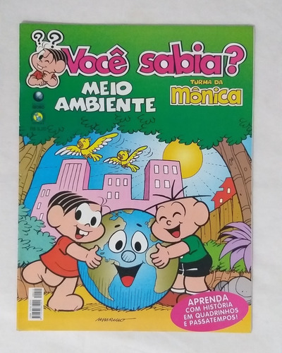 Turma Da Mônica Revista Você Sabia Meio Ambiente N 10 