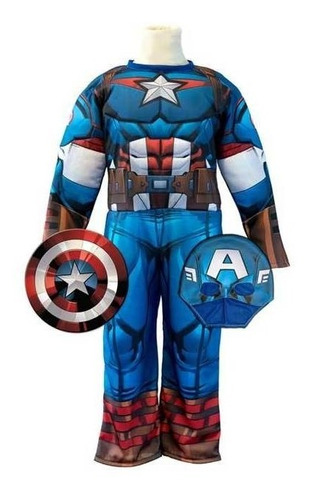 Disfraz Cap America C Musculo T2 Marvel New Toys 3310