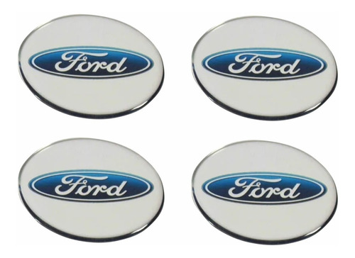 Adesivos Emblema Resinado Roda Ford 60mm Cl18 Fk