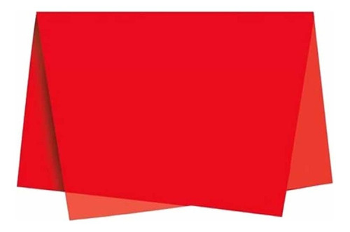 Papel De Seda Vermelho  48x60 - 100 Unidades