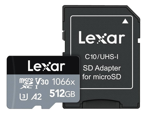 Tarjeta De Memoria Micro Sd 512 Gb Lexar Profesional 1066x 